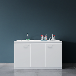 Стол-мойка ЛК-1500 СМС-Д (корпус – полипропилен, столешница –  GRANTEC)